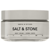 Salt & Stone Body Cream Santal Vetiver bottle delivering lasting hydration