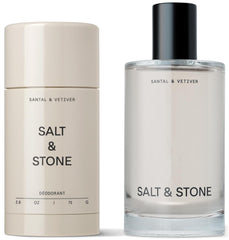 Salt & Stone deodorant Santal stick provides aluminum-free protection for daily wear.