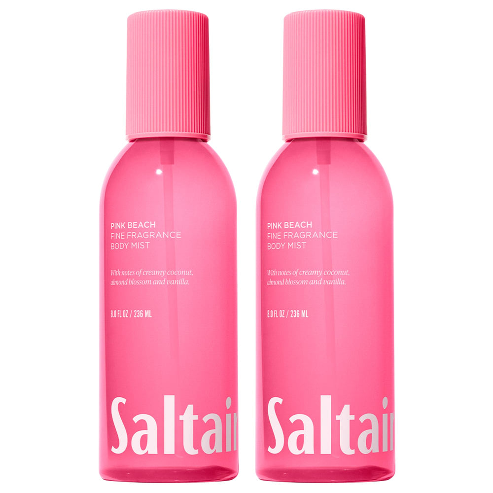 Saltair Body Mist Pink Beach bottle ready for a light, lingering fragrance refresh.