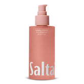 Saltair Body Oil Coral Coast bottle shows vacation vibe and lightweight hydration.