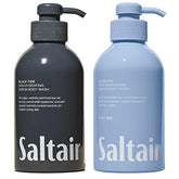 Saltair Body Wash for Him two-pack pumps deliver a luxurious cleanse.