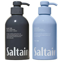 Saltair Body Wash for Him two-pack pumps deliver a luxurious cleanse.