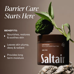 Saltair ceramides hydration cream showcases deep moisture and barrier support.
