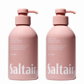 Saltair Coral Coast bottle pump showing convenient dual-pack design for moisturizing cleansing