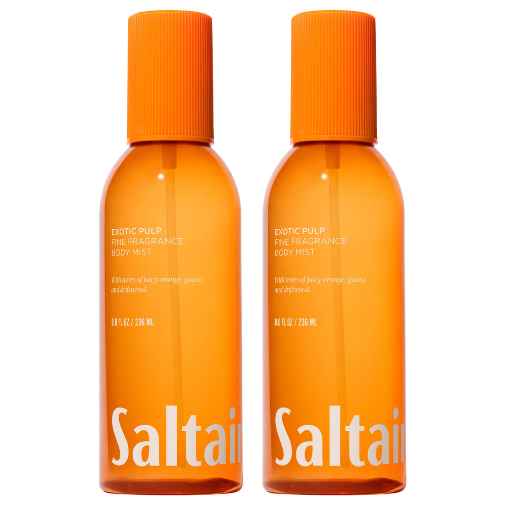 Saltair Exotic Pulp bottle pour for a refreshing coastal vibe.