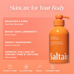 Saltair Monoi Cupuacu hydration image highlights deep moisture and elasticity support.