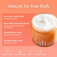 Saltair rich texture close-up emphasizing creamy, fast-absorbing hydration