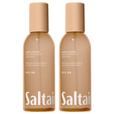 Saltair Santal Bloom bottle front showcases elegant labeling for lightweight, long-lasting fragrance.