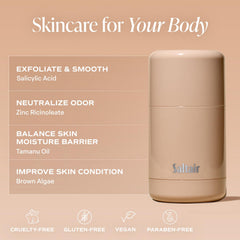 Saltair skincare deodorant Santal Bloom fragrance with rose, jasmine, sandalwood.
