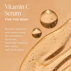 Saltair Vitamin C Body Serum application on arm highlights even-toned glow.