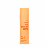 salt.xo vitamin c shower gel bottle in bathroom for gentle face and body cleansing