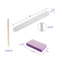 SALVMARY individually-packaged manicure kit shown in compact packaging