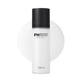 SAM'U PH-Sensitive Cream Mist bottle provides lightweight hydration for dry, sensitive skin.