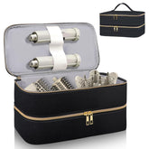 Sambois travel case interior view with Shark FlexStyle attachments neatly organized for on-the-go protection