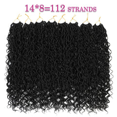 SAMBRAID pre-twisted crochet locs ready for quick install.
