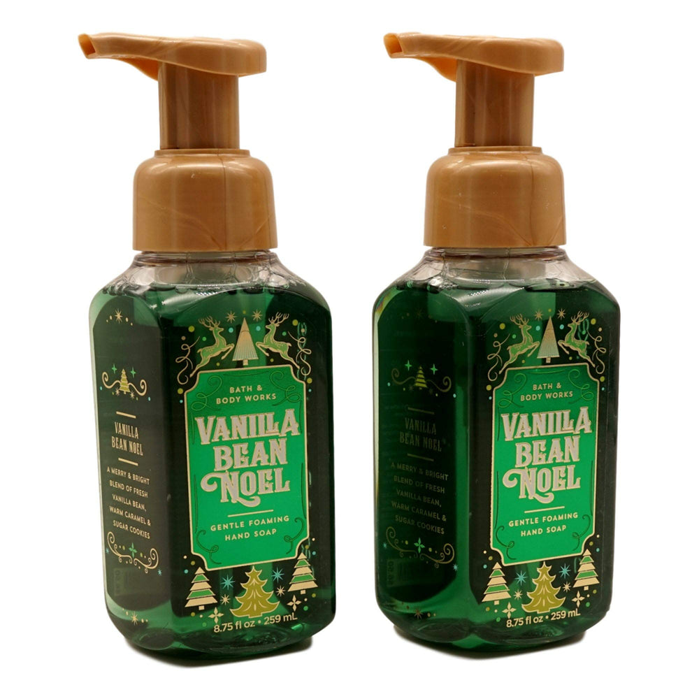 Sameriver Vanilla Bean Noel hand soap bottle with rich foam for soft, clean hands