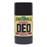 Sam's Natural Patchouli deodorant 3oz bottle provides aluminum-free, all-day freshness.