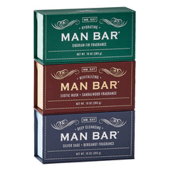 San Francisco Soap Company Man Bar Silver Sage Bergamot for refreshing cleansing.