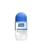 Sanex Extra Control roll-on application close-up highlighting up to 48-hour protection for active days.