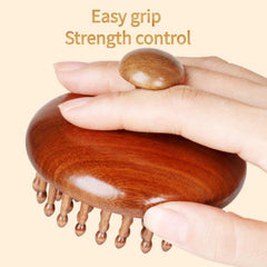 Sanlusan ergonomic wooden handle for comfortable grip