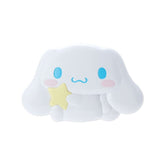 Sanrio Cinnamoroll face mirror closeup for quick makeup checks on the go.