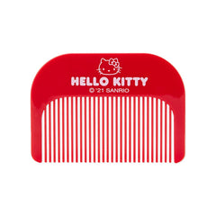 SANRIO Hello Kitty table-top mirror with comb set for convenient styling.