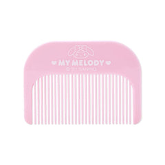 Sanrio My Melody face mirror closeup showing cute design and portability.