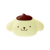 Sanrio Pompompurin face mirror for on-the-go touch-ups and easy smile moments.