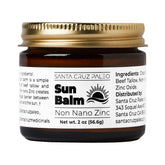 Santa Cruz Paleo beef tallow sun balm on face providing deep hydration