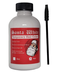 Santa White on hair and beard for opaque, vibrant Santa look