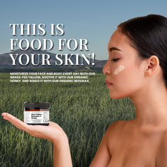 Santa Cruz Paleo organic-beeswax moisture-lock jar seals hydration while skin breathes.