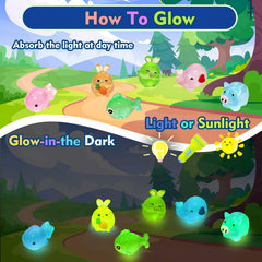 Santrela bath bombs glow toy inside reveals an exciting surprise during bath time.