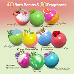 Santrela bath bombs with natural ingredients highlight essential oils and moisturizing benefits during bath.