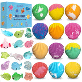Santrela shell kids bath bombs outer shell ready for bath time fun with color