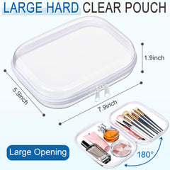 Sanwuta clear case interior view with items neatly arranged for easy access.