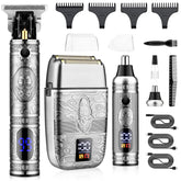 Saoilli professional trimmer front view for precise home grooming and beard shaping
