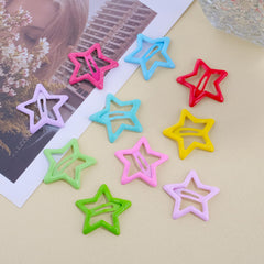 SAOROPEB star hair clip bangs and ponytail styling with playful colors.