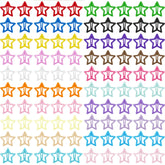 SAOROPEB star hair clip multicolor pack secures hair comfortably for daily wear.