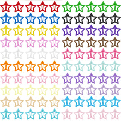 SAOROPEB star hair clip multicolor pack secures hair comfortably for daily wear.