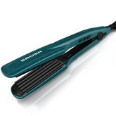 SAOSA ceramic hair crimper iron 39mm turquoise heat plates for even, voluminous texture