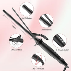 SAOSA curling iron quick-heat setup for faster styling sessions
