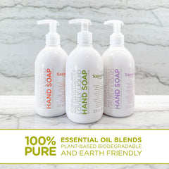Sapadilla grapefruit-bergamot hand soap pump with bright citrus aroma