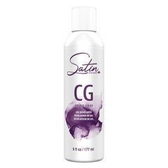 Satin Hair Color Cover Grey Developer bottle pour demonstrates consistent activation for gray coverage.