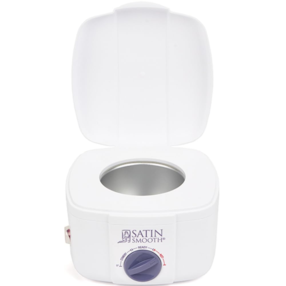 SATIN SMOOTH SSW12C wax warmer front view shows compact design for space-saving salons.