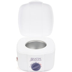 SATIN SMOOTH SSW12C wax warmer front view shows compact design for space-saving salons.