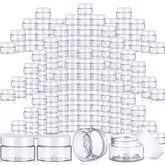 SATINIOR 2 oz plastic jar with wide mouth for easy filling and application.