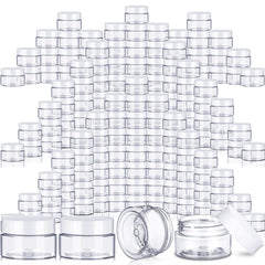 SATINIOR 2 oz plastic jar with wide mouth for easy filling and application.
