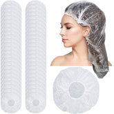 SATINIOR disposable shower cap, 50-count packaging, convenient for travel and hygiene