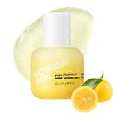 Saturday Skin vitamin-c-serum-yuzu-bottle closeup showing brightening texture