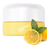 Saturday Skin Yuzu Eye Balm packaging emphasizing premium hydration.